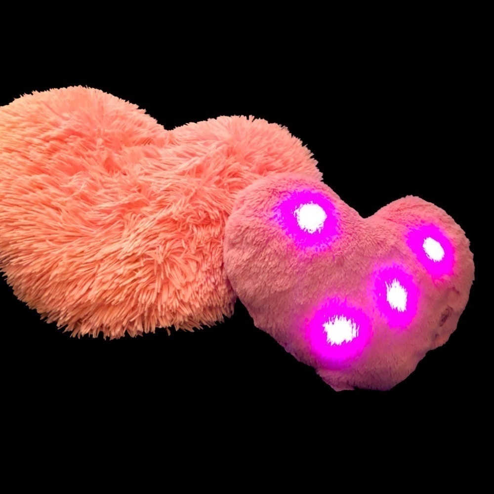 Big Heart Pillow And Light Up Heart Pillow Set - Picture 4 of 13